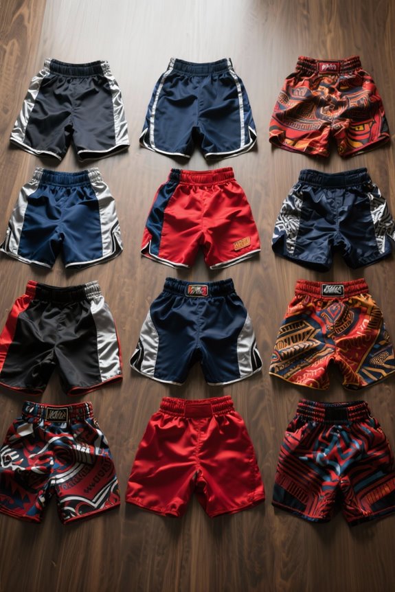 comfortable performance fight shorts