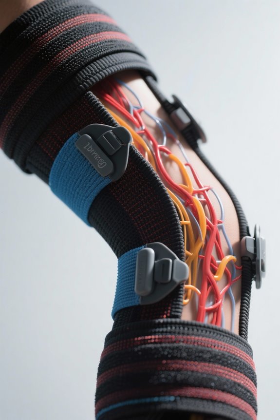 compression reduces arterial stiffness