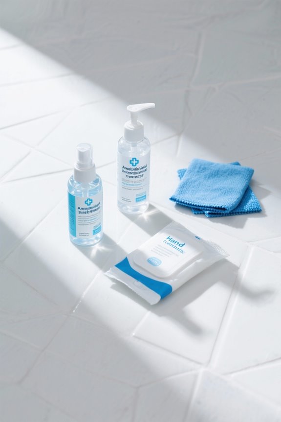 hand hygiene for shared equipment