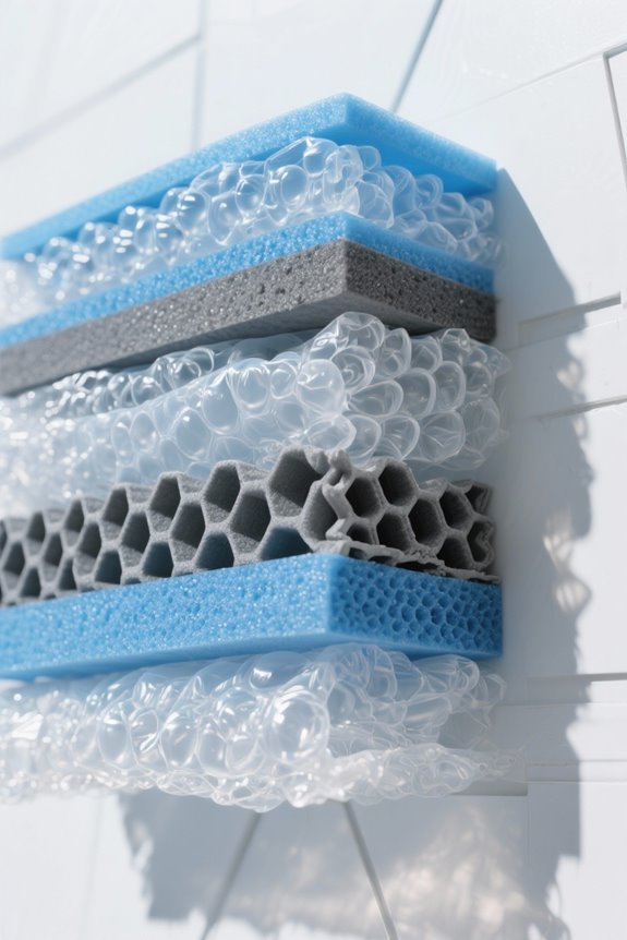 shock absorption in packaging materials
