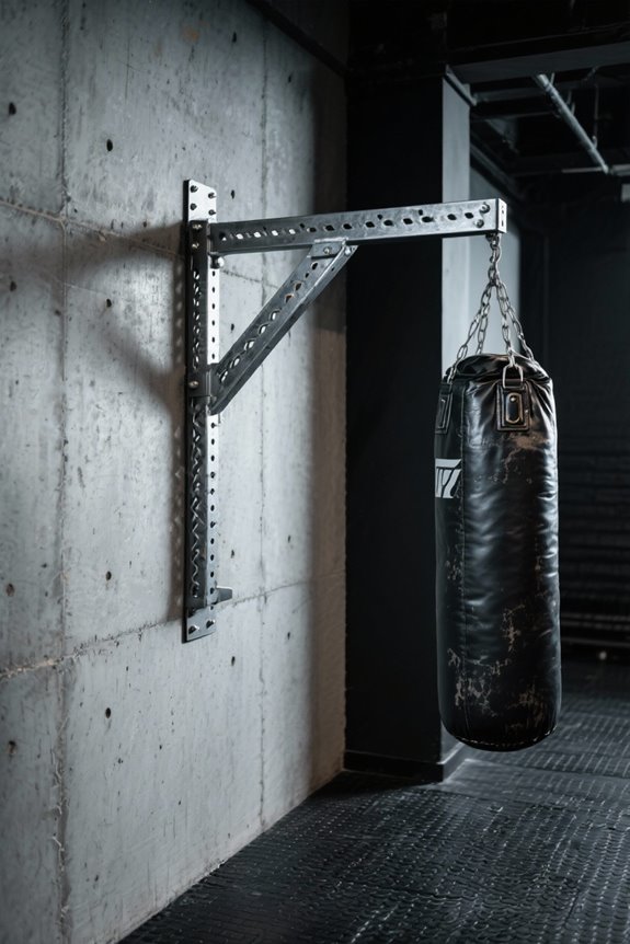 top heavy bag mounts